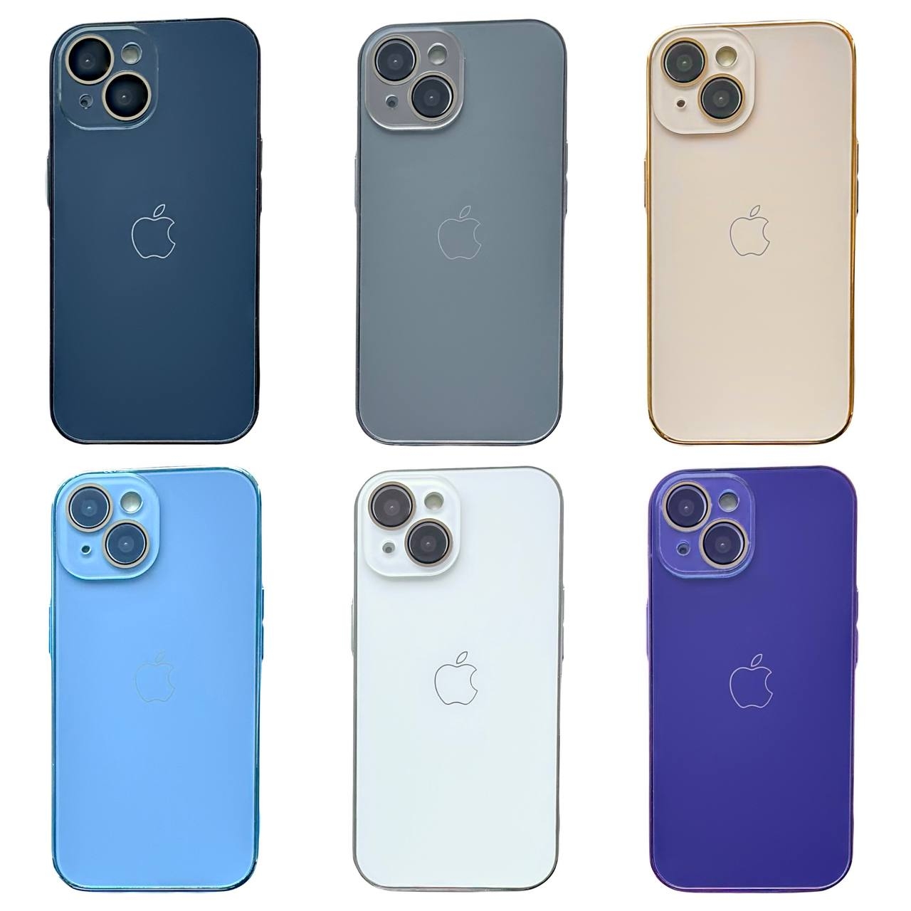 Glossy Glass Camera iPhone 15 Deep Purple - 2