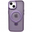 Frosted Case MagSafe Ring iPhone 13 Deep Purple