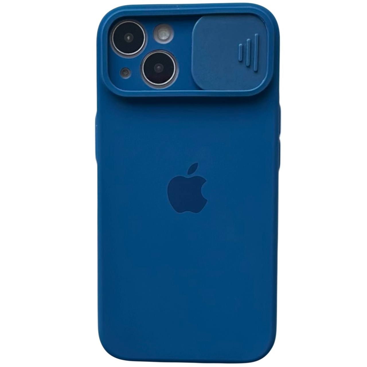 Silicone Case TPU Camera iPhone 14 Blue Cobalt - 1