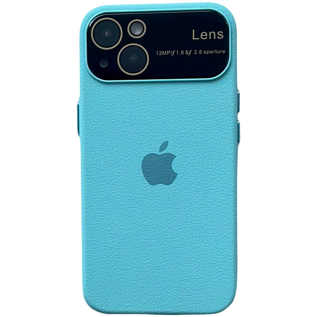 Silicone Case Lens iPhone 14 Sea Blue - 1