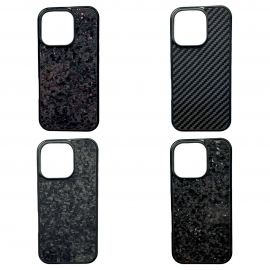 Forged Carbon Magsafe Case iPhone 14 Silver