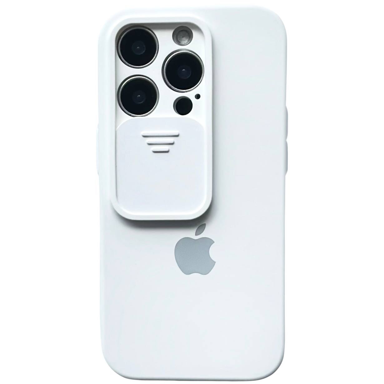Silicone Case TPU Camera iPhone 13 Pro White - 1
