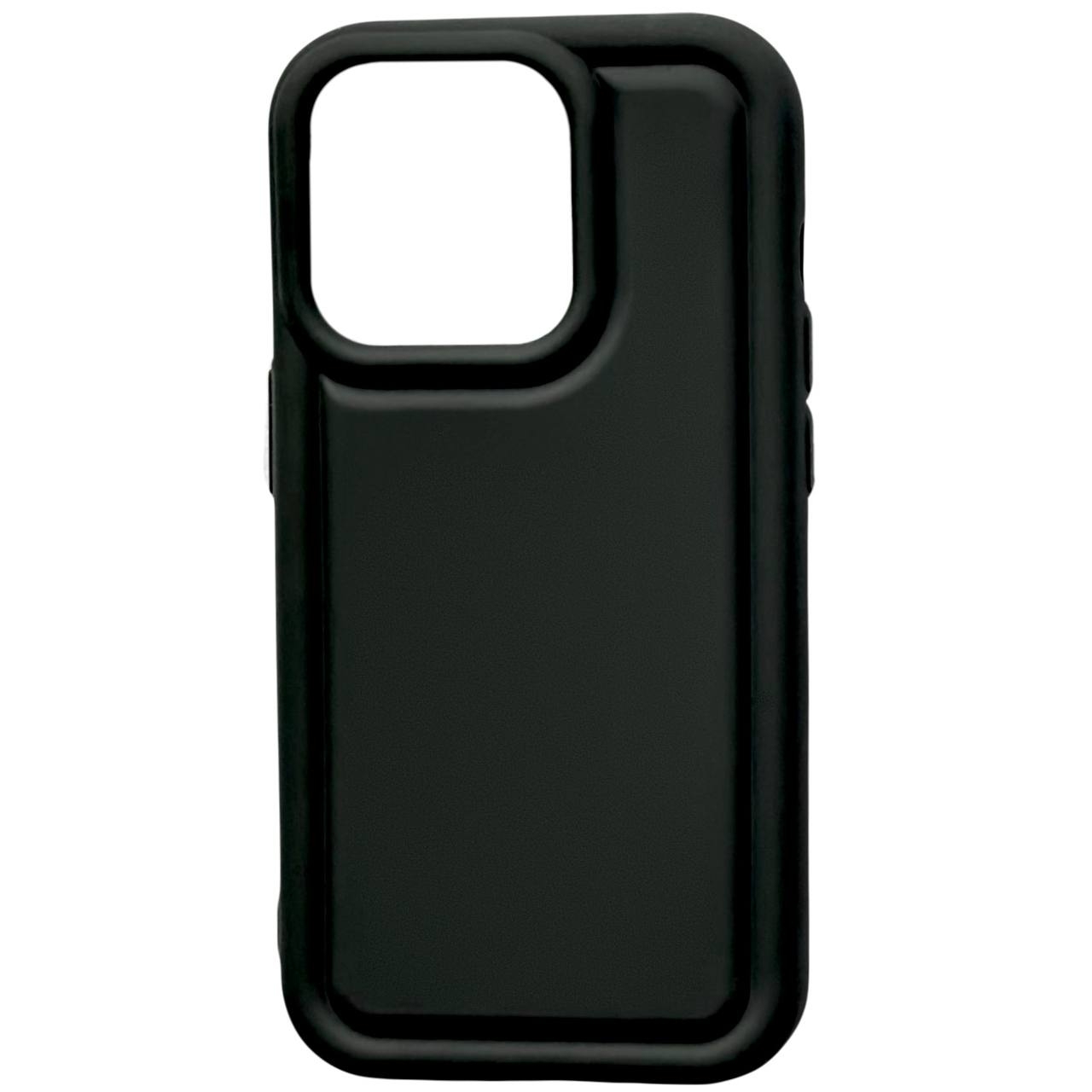 Rubber Soft Touch iPhone 12/12 Pro Black - 1