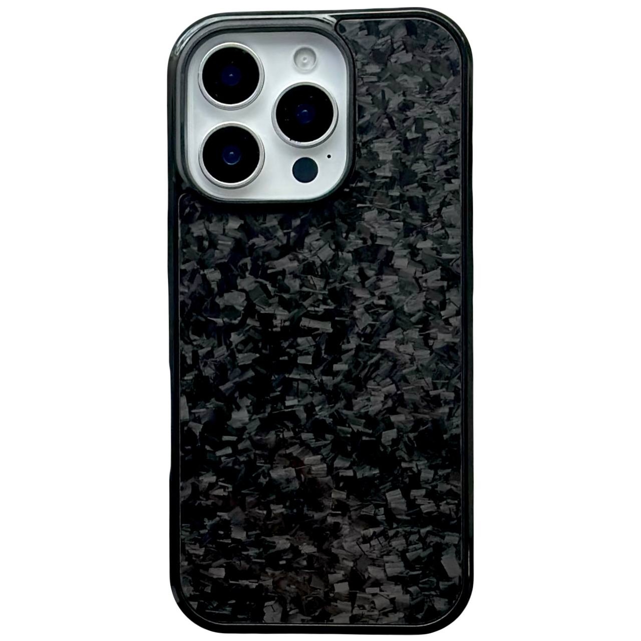 Forged Carbon Magsafe Case iPhone 16 Pro Black - 1