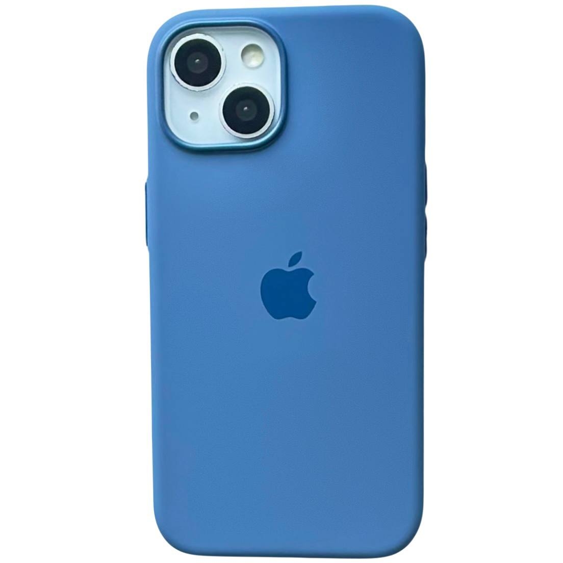 Silicone Case Original MagSafe iPhone 15 Winter Blue - 1