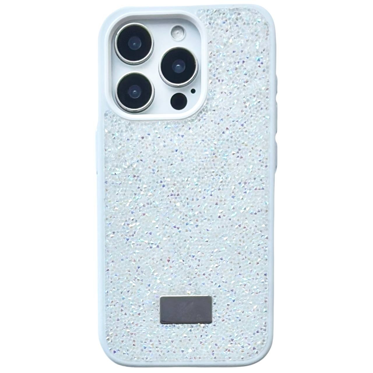 TPU Swarovski iPhone 16 Pro White - 1