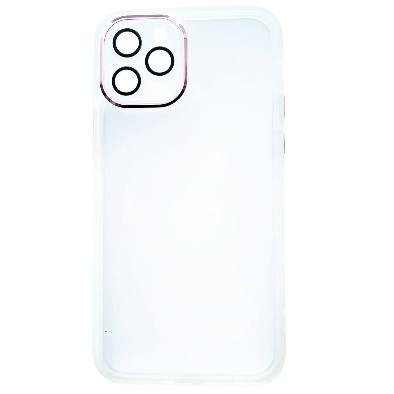 Color Case Glass Camera iPhone 13 Pro Max Transp/Rose - 1