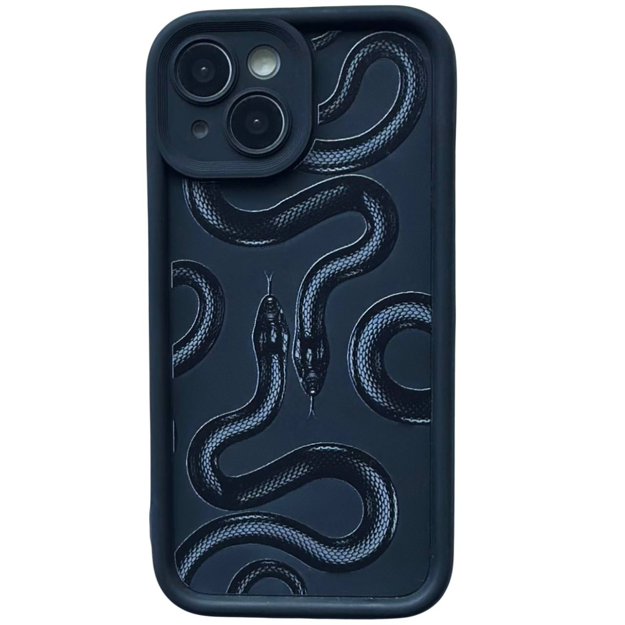 TPU Snake iPhone 14 Black - 1