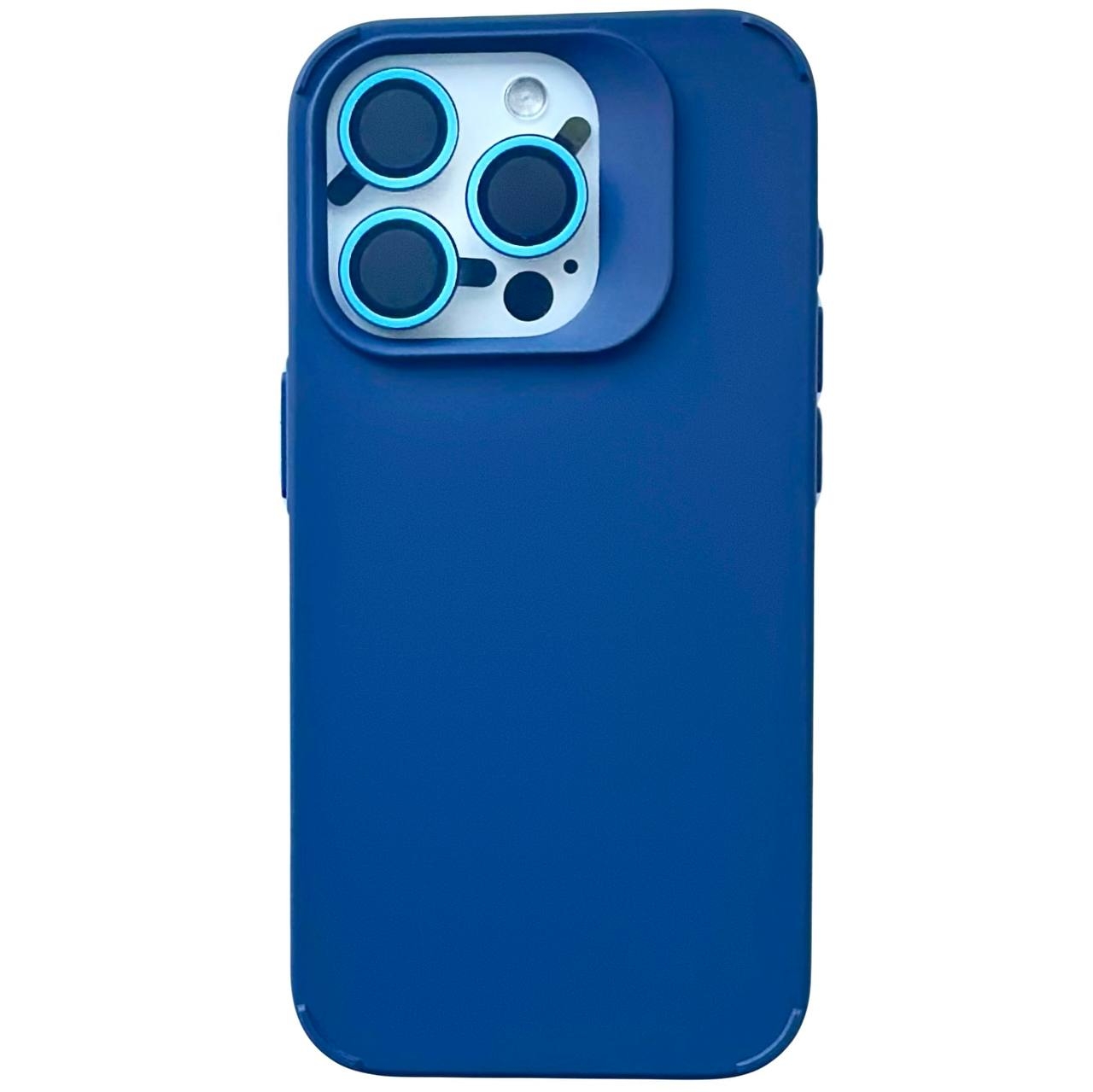 Silicone with Set iPhone 12 Pro Max Midnight Blue - 1