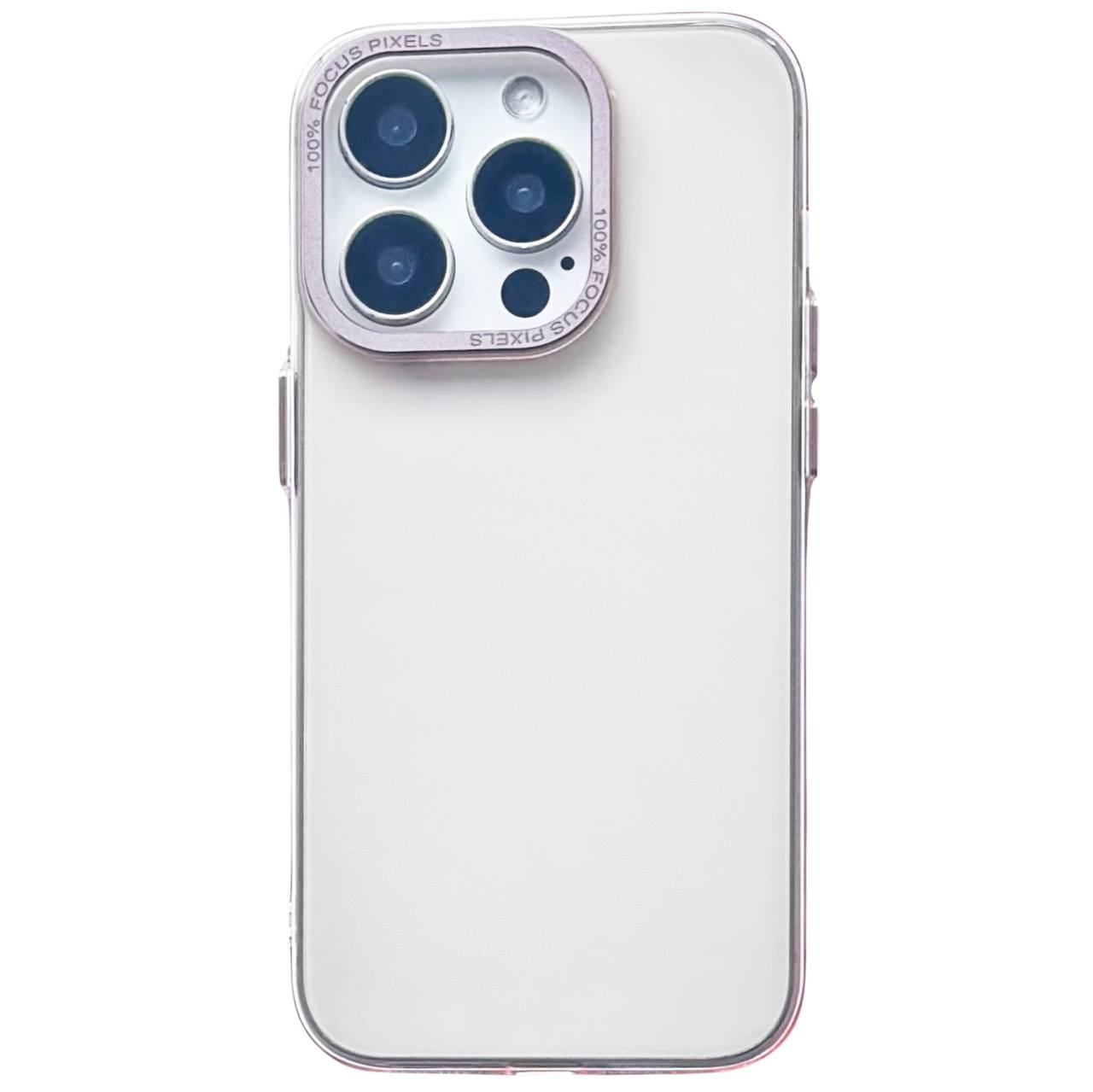 PC Focus Pixels Glossy iPhone 13 Pro Pink - 1
