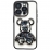 TPU BearBrick Liquid iPhone 14 Pro Black
