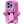 TPU Fur Tongue iPhone 15 Pro Max Pink
