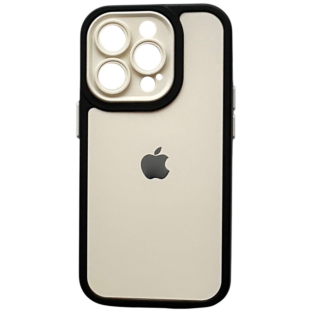 Matte Silicone Logo iPhone 14 Pro Max White - 3