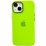 Silicone Case Metal Frame iPhone 14 Plus Party Green (49)