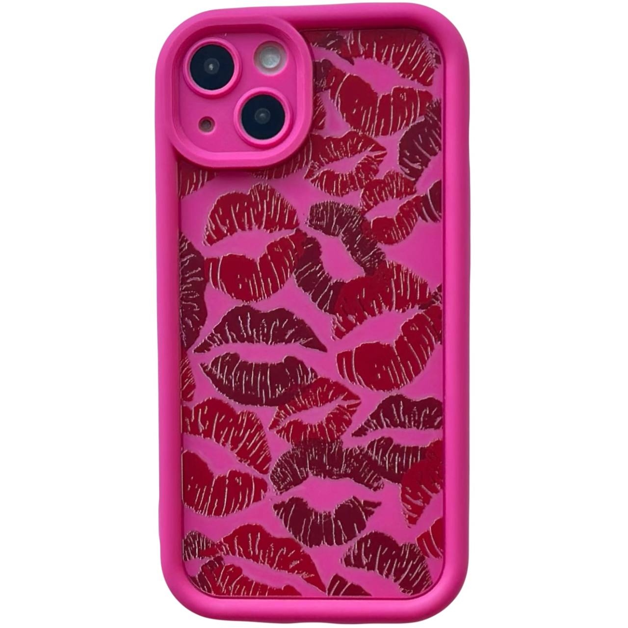 Silicone Lips iPhone 15 Rose - 1