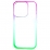 Gradient Crystal Case iPhone 11 Pro Max Pink/Green