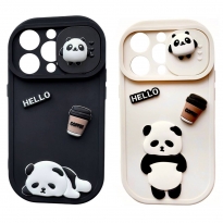 TPU Panda iPhone X/Xs Black