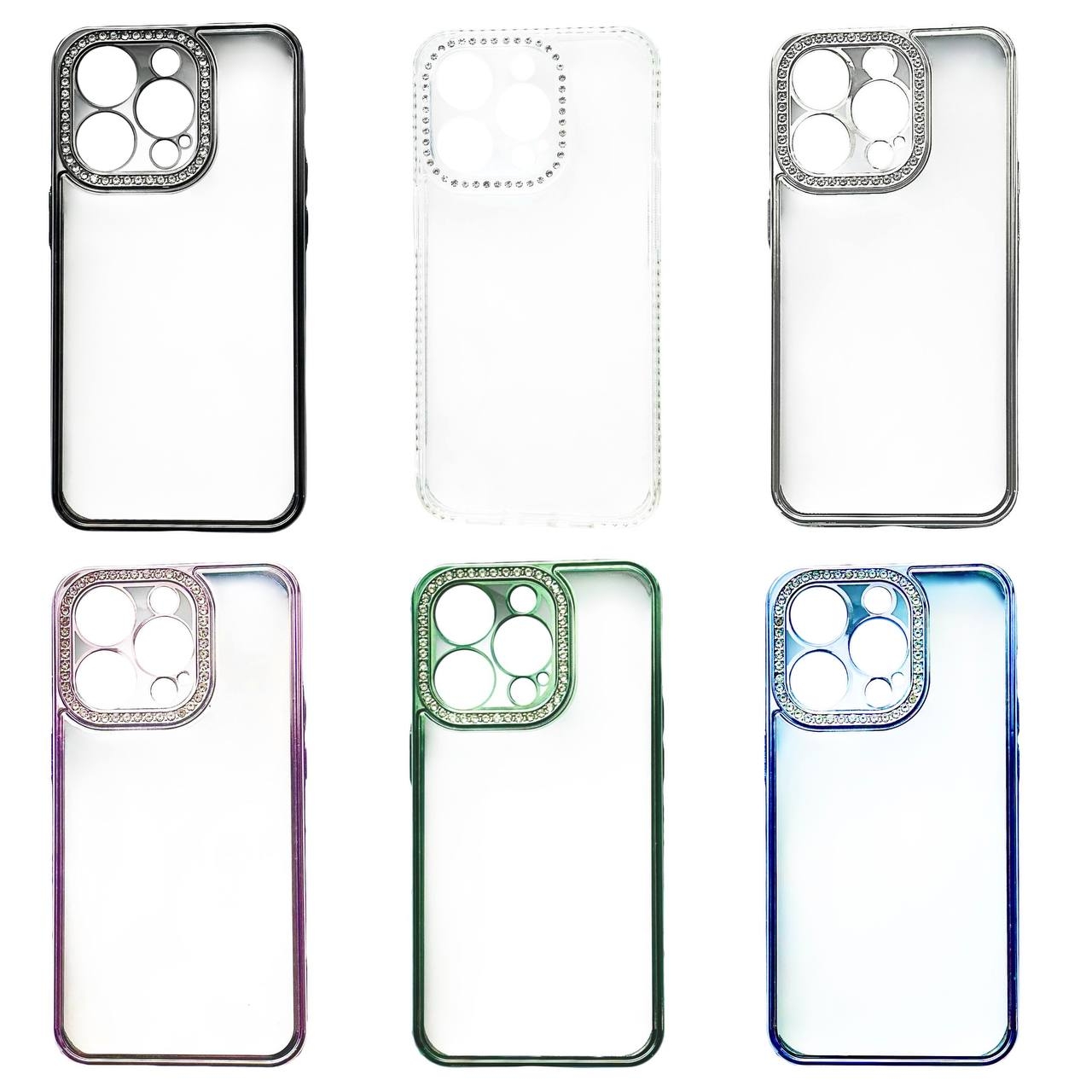 Чохол Diamond Frame iPhone 12 Pro Max Black - 4