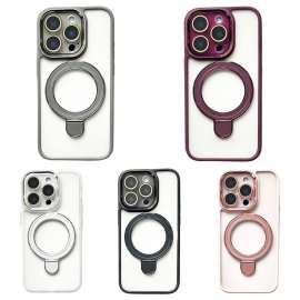Crystal MagSafe Holder iPhone 15 Pro Pink