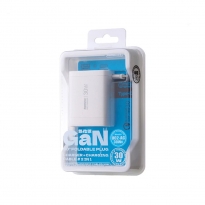 Remax МЗП U02-AC 30Wc GaN + Type-C White