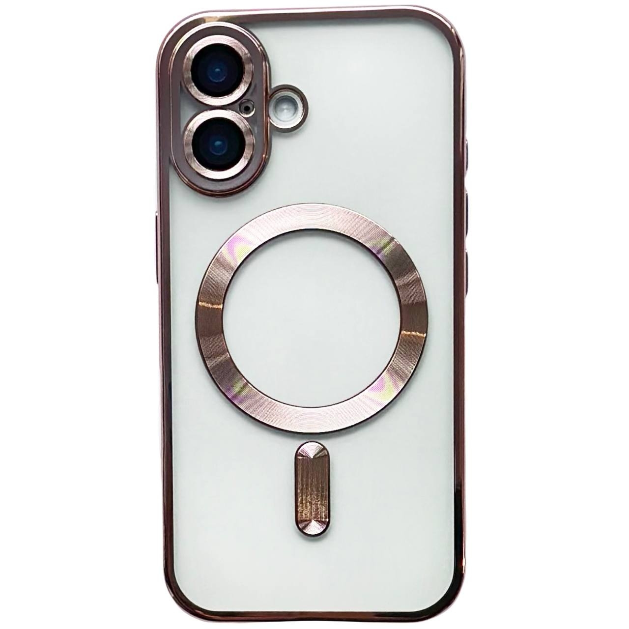 TPU Shining with MagSafe iPhone 16 Rose Gold - 1