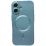 Matte Silicone with MagSafe iPhone 16 Blue