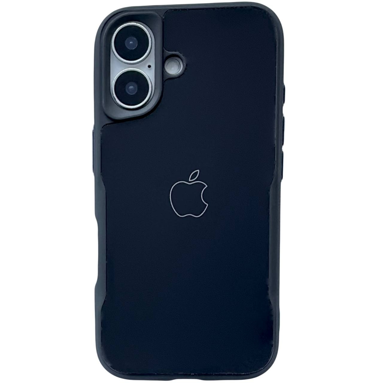 Glossy Glass Logo iPhone 16 Black - 1