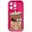 Cute Bear Coffee iPhone 7/8/SE2 Pink