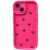 TPU Hearts Mini iPhone 15 Pink