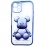 TPU BearBrick Transparent iPhone Xs Max Purple