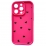 TPU Hearts Mini iPhone 16 Pro Pink