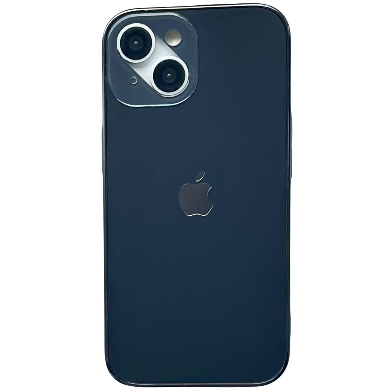 Matte Glass Open Camera iPhone 15 Black - 1