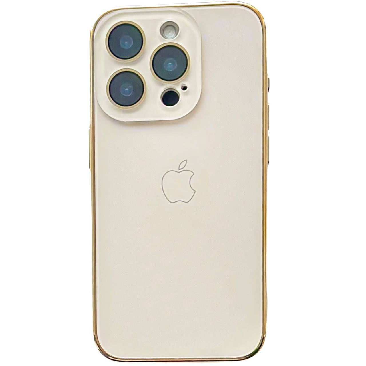 Glossy Glass Camera iPhone 11 Pro Gold - 1