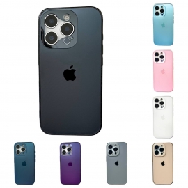 Matte Glass Open Camera iPhone 11 Pro Navy Blue