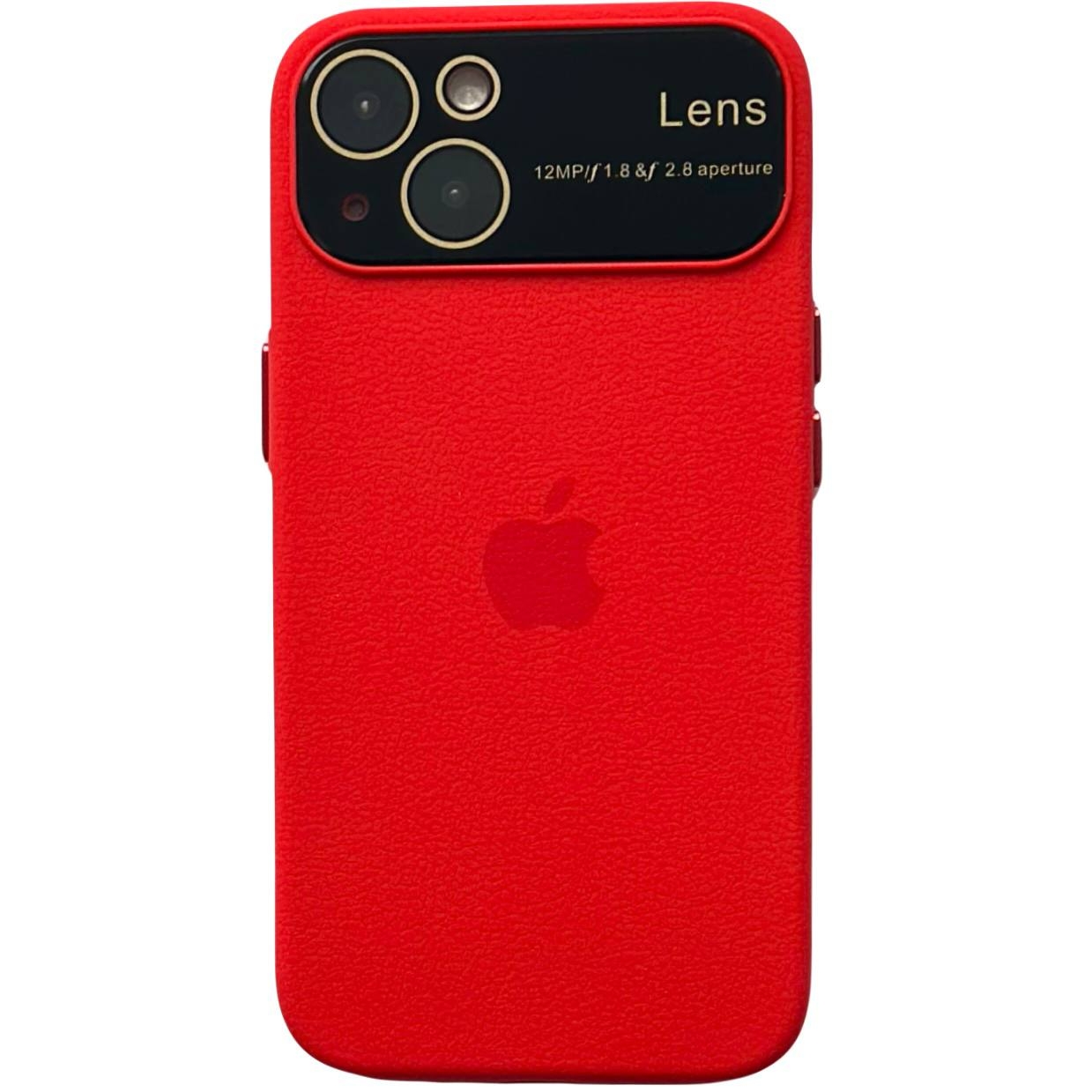 Silicone Case Lens iPhone 13 Red - 1