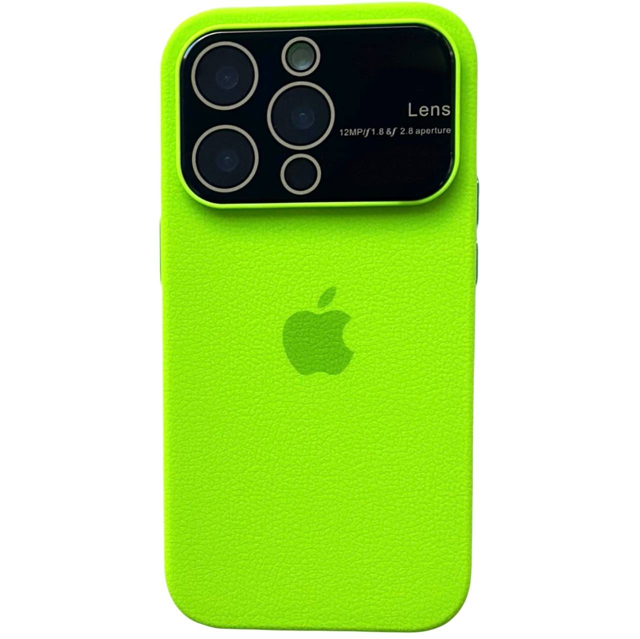 Silicone Case Lens iPhone 14 Pro Party Green - 1