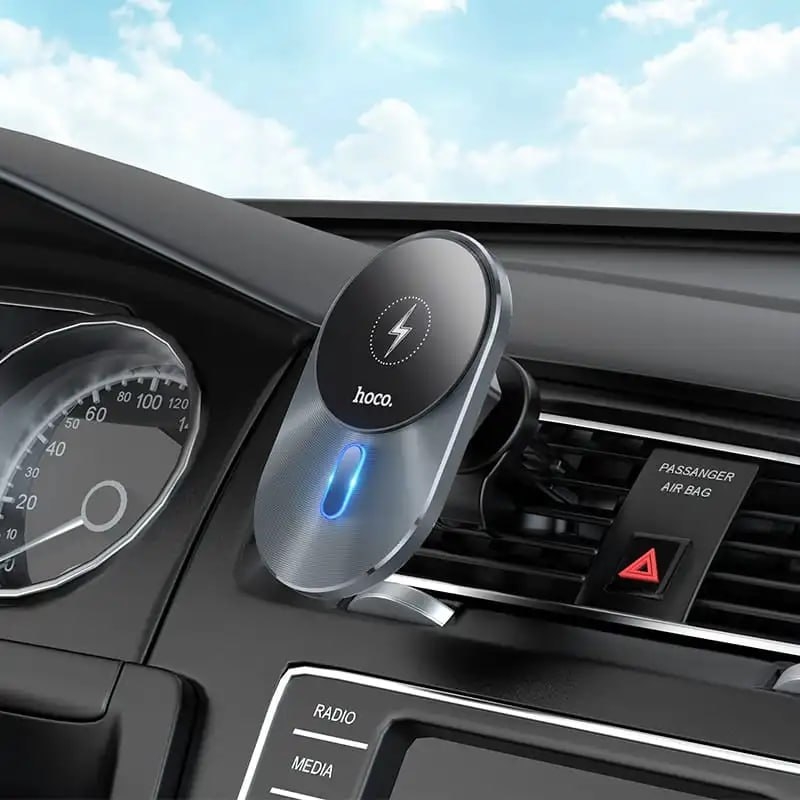 hoco. WireLess Car Holder CA90 Powerful Black - 3