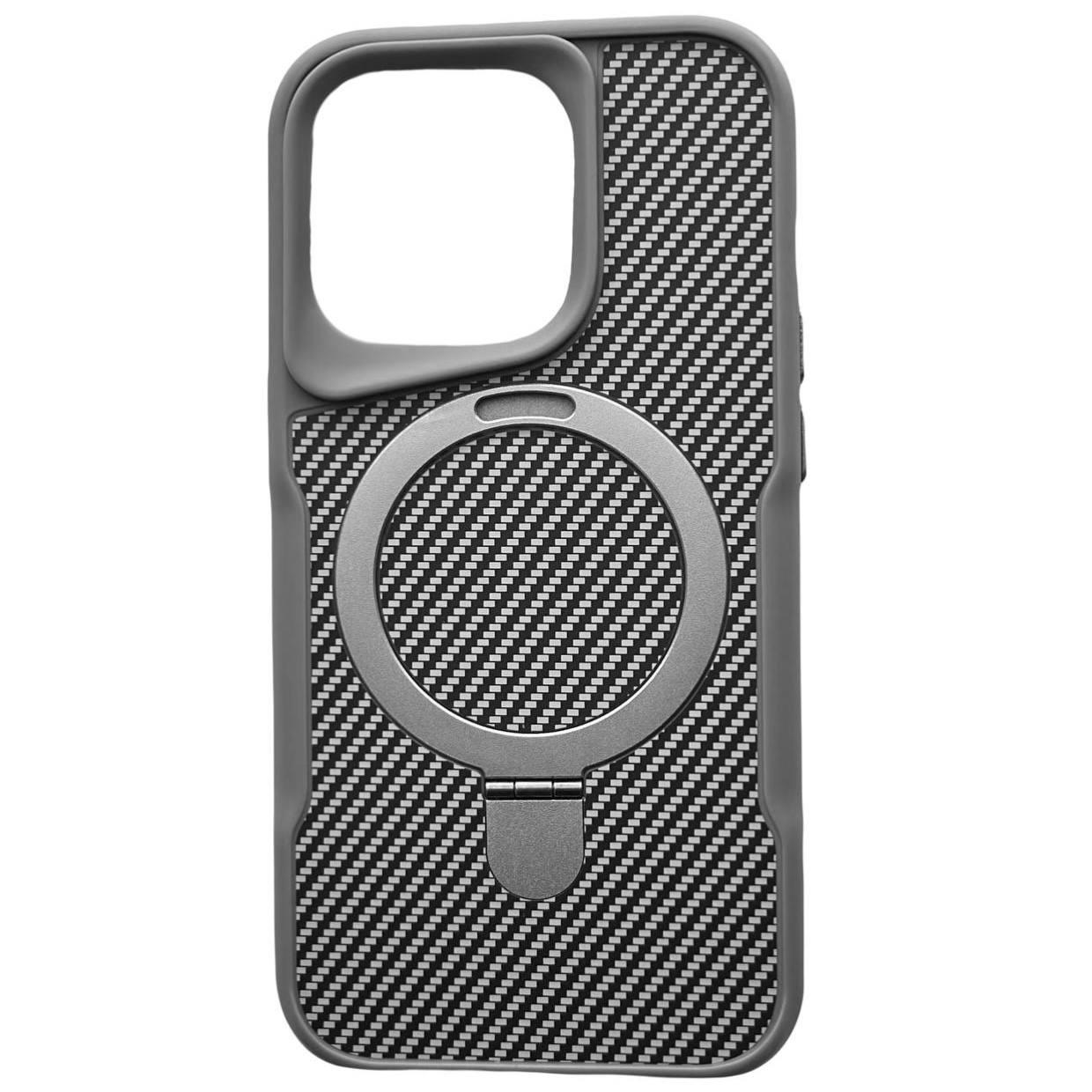 Carbon Holder Magsafe iPhone 16 Gray - 3