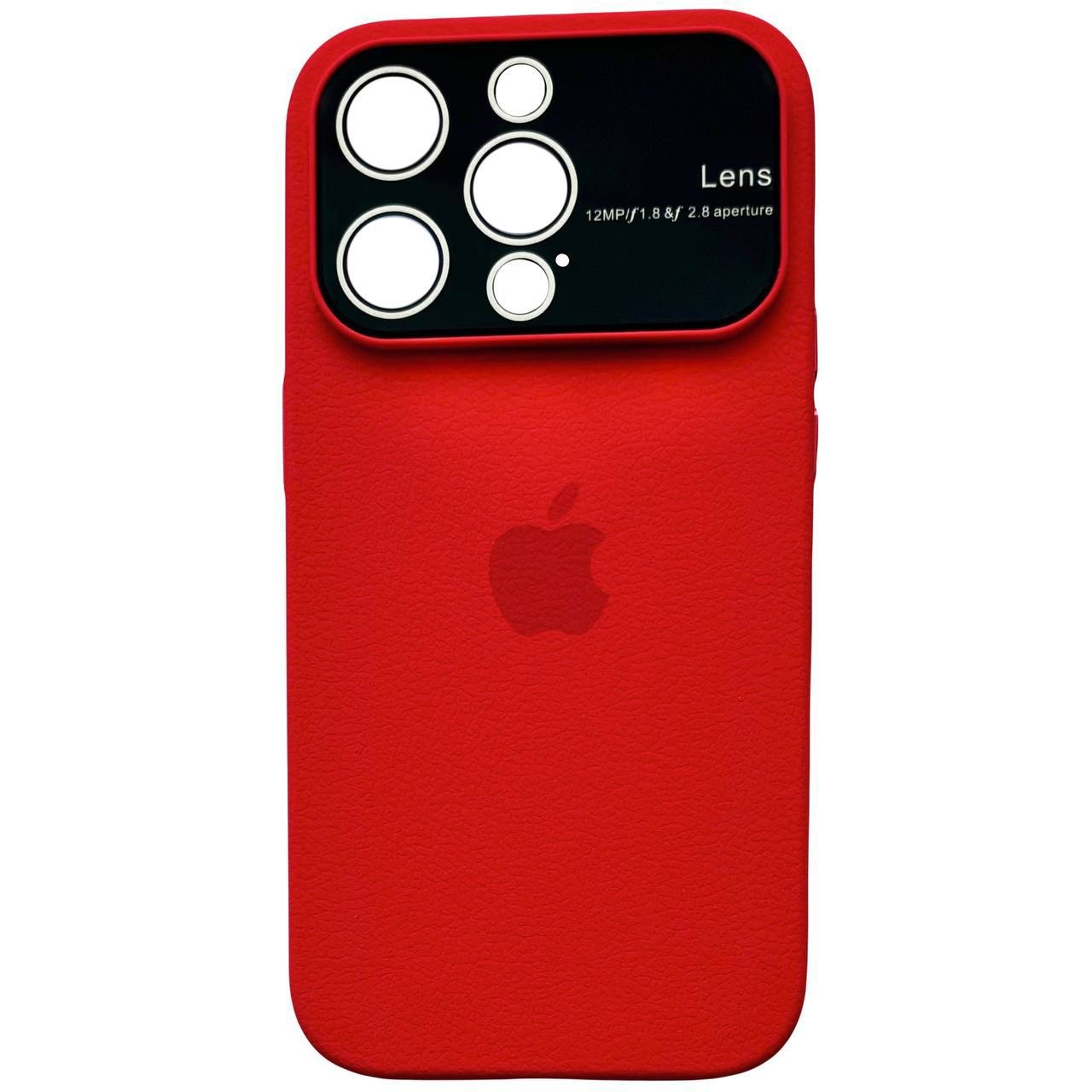 Silicone Case Lens iPhone 14 Pro Max Red - 1