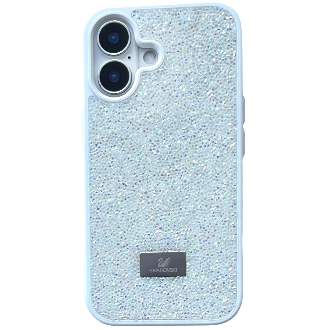 TPU Swarovski iPhone 16 White - 1
