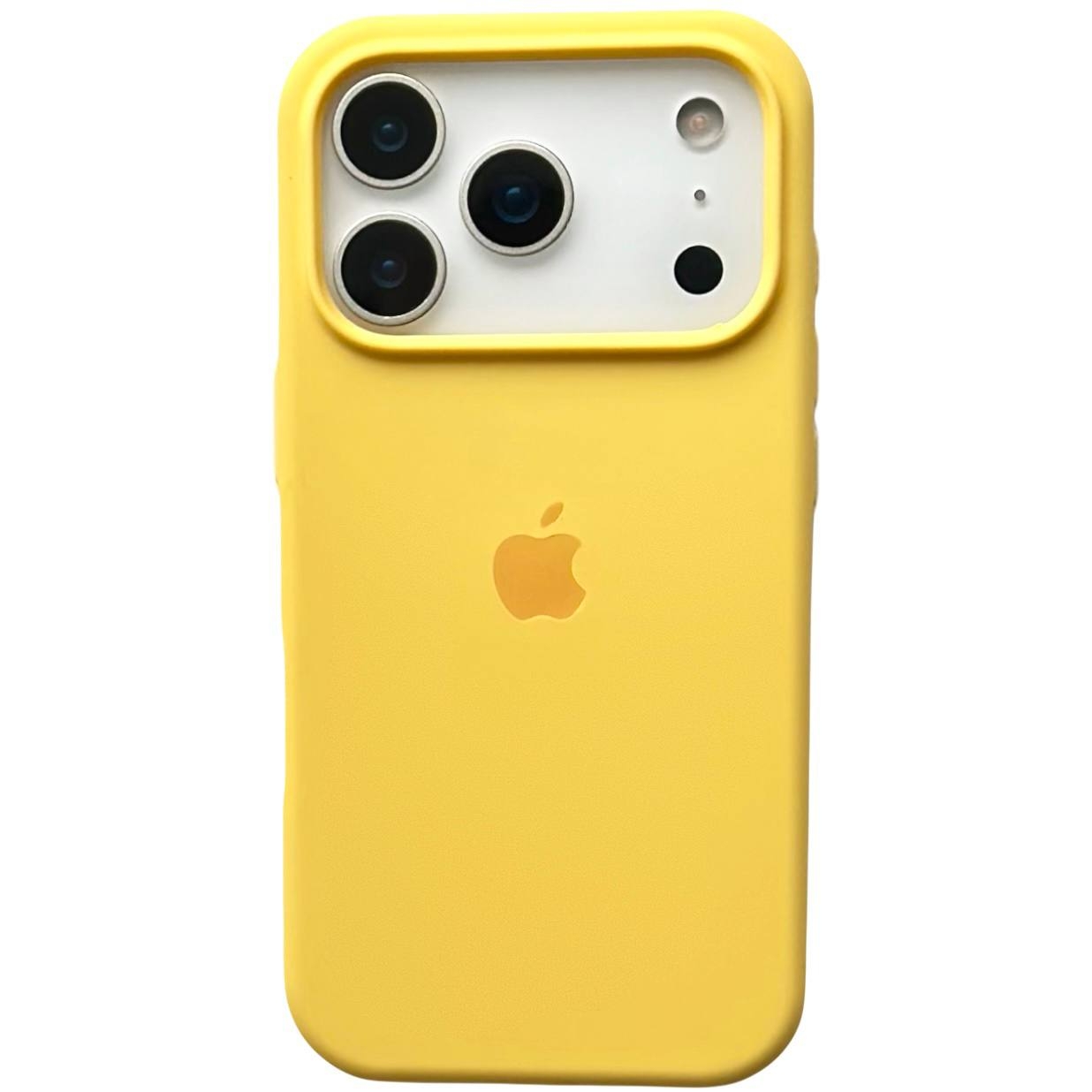 Silicone Case Full iPhone 17 Pro Yellow (4) - 1