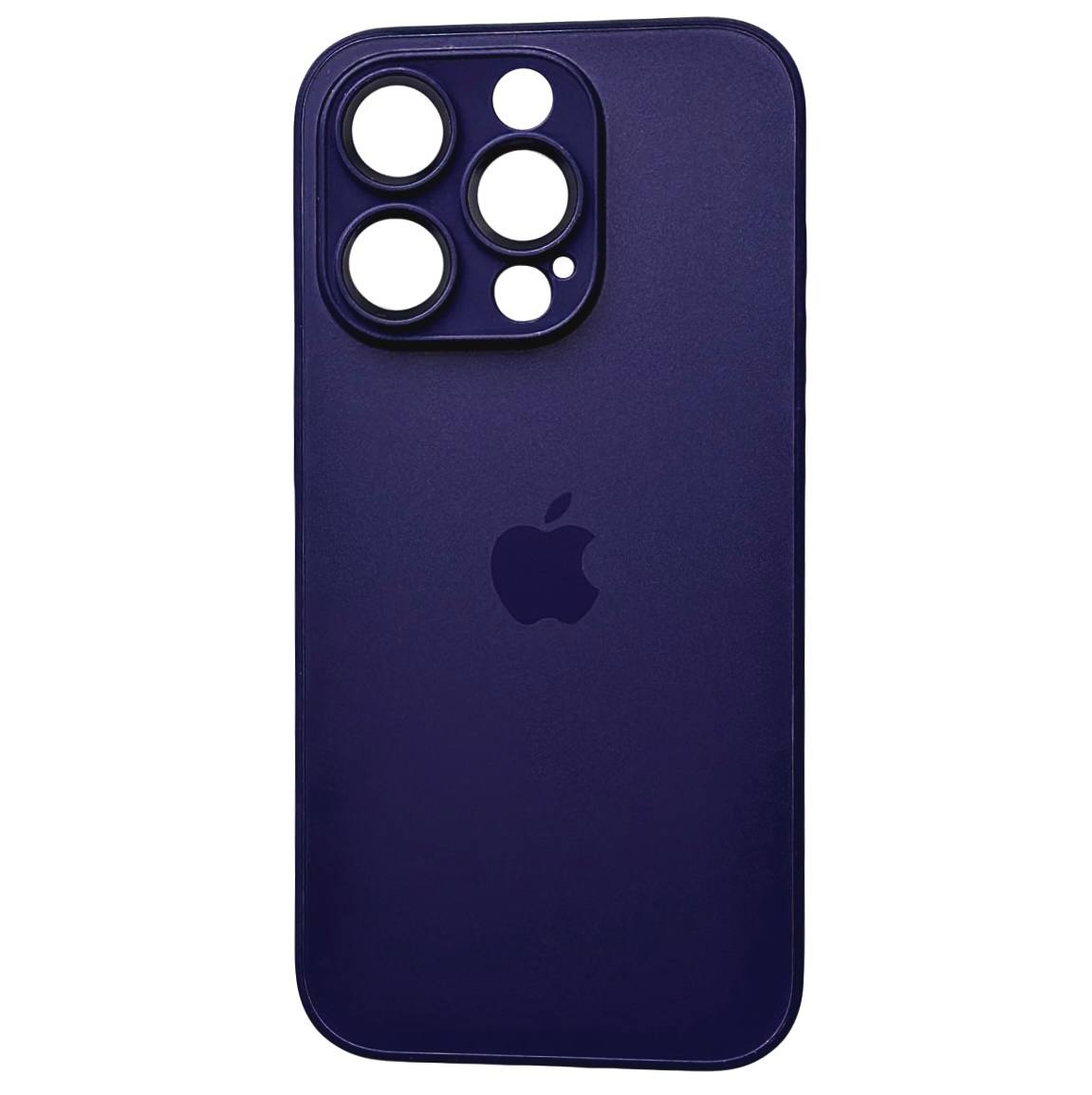 AG Silicone+Glass Case iPhone 14 Pro Max Deep Purple - 2