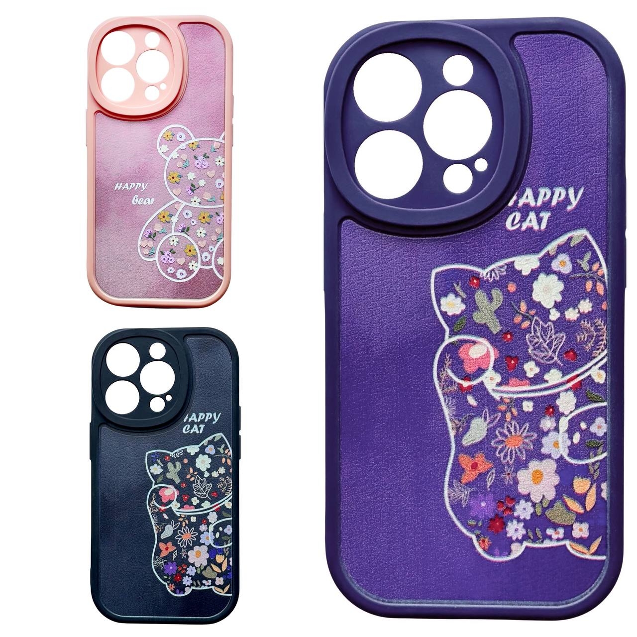 Happy Leather+TPU iPhone X/Xs Purple - 2