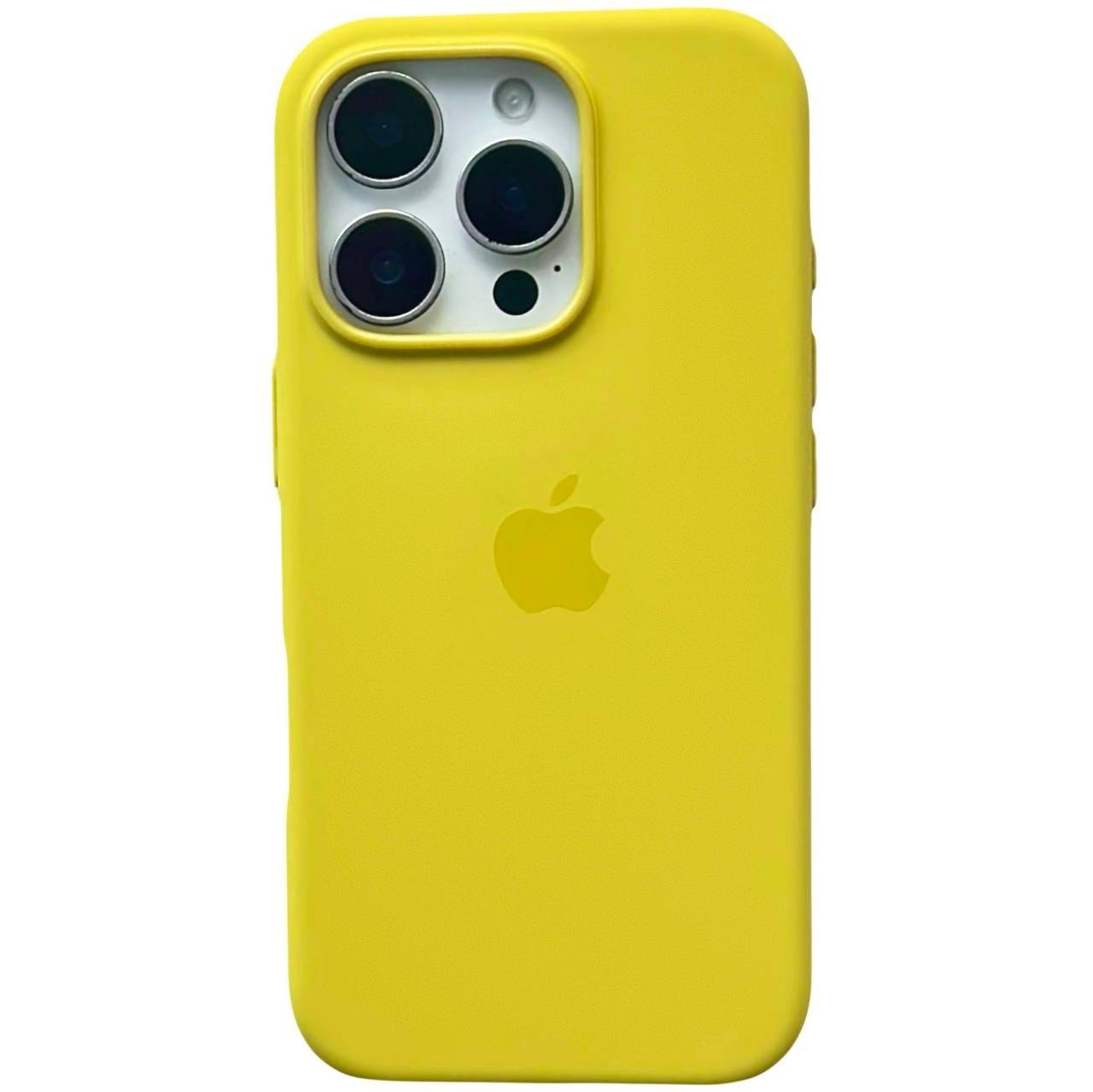 Silicone Case Original MagSafe iPhone 13 Pro Lemon Zest - 1