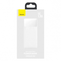 Baseus PowerBank Bipow Digital Display 30000mAh 15W White