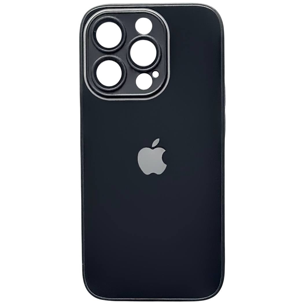 Silicone+Glass (Sapphire Lens) iPhone 12 Pro Max Black - 3
