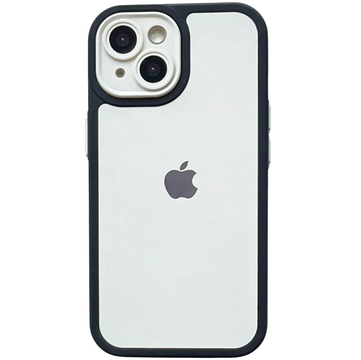 Matte Silicone Logo iPhone 15 White - 1