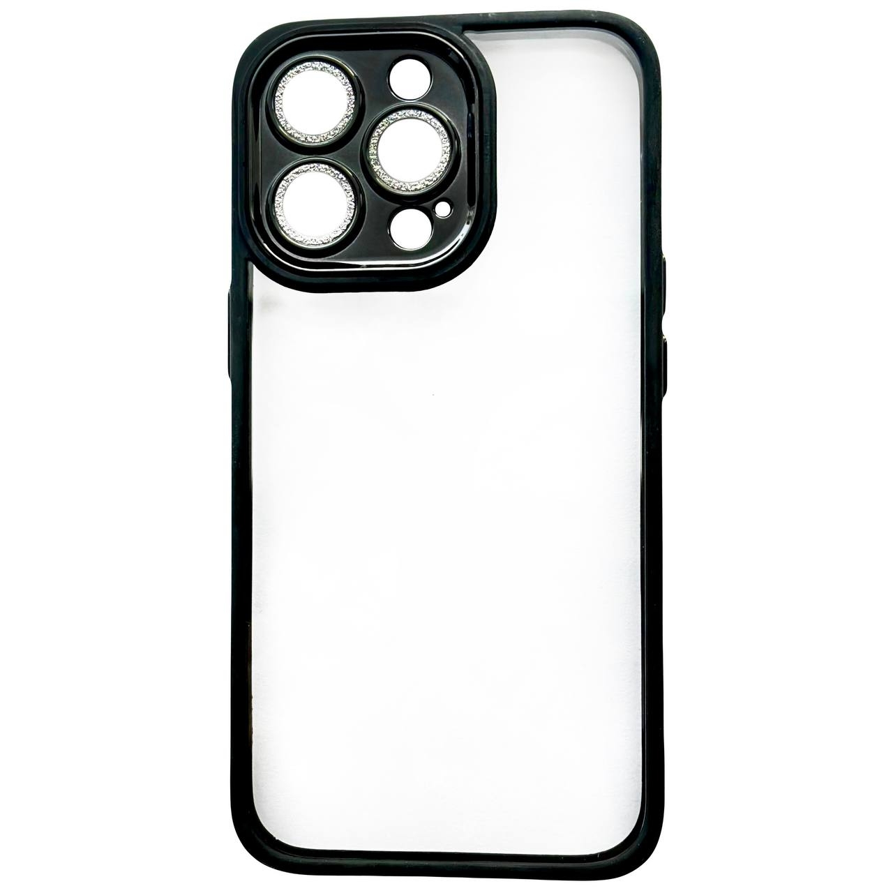 Color Case Glass Diamond Camera iPhone 13 Pro Black - 1