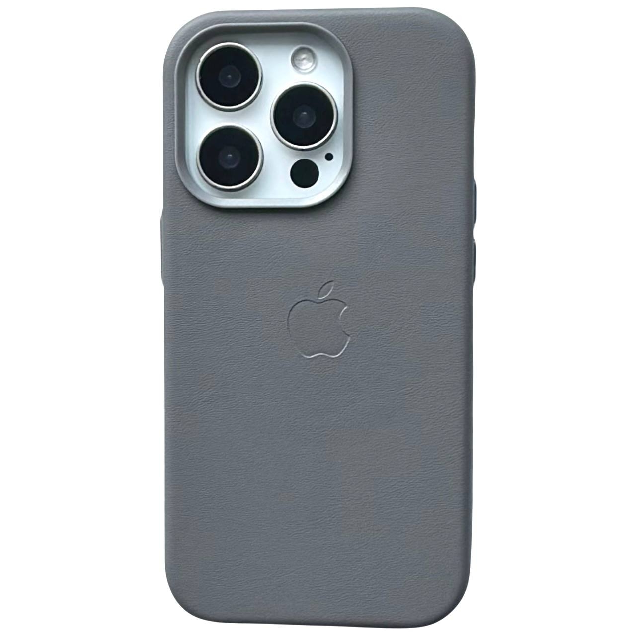 Leather Case (MagSafe) iPhone 16 Pro Max Deep Space Gray - 1