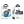 hoco. Car Holder H10 Strong Clamping Arm Black